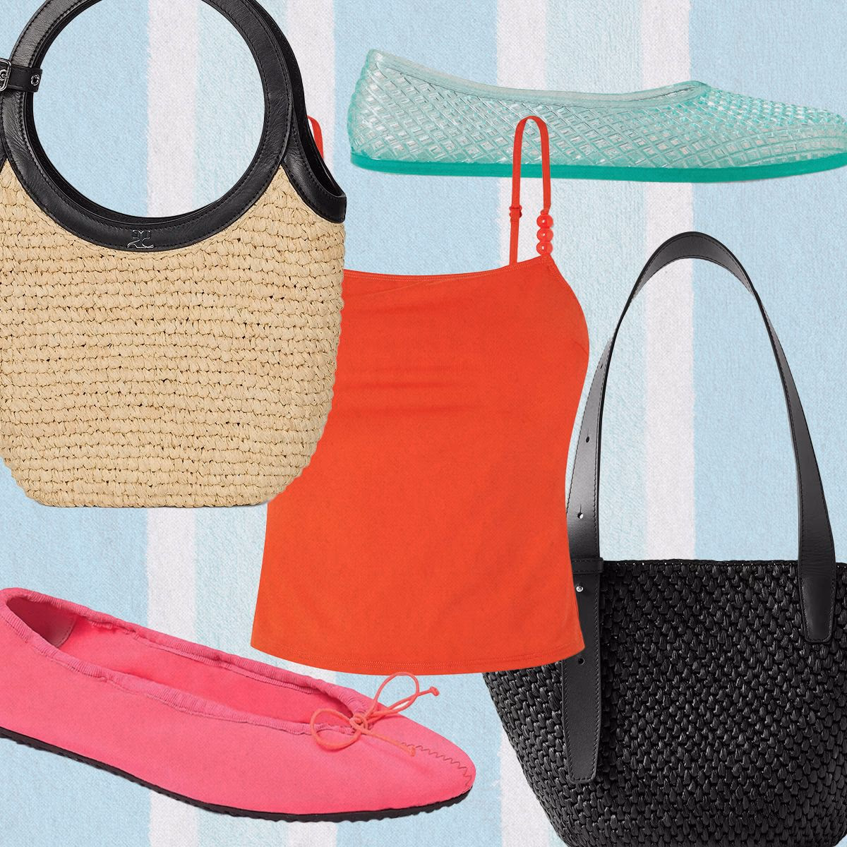 Colorful Shoes! Woven Bags! Tankinis! 7 Fun Trends to Shop for Summer