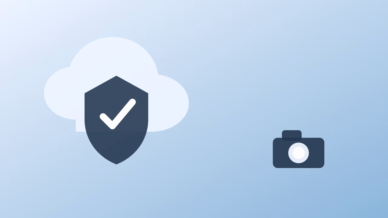 Secure cloud backup workflow for photographers