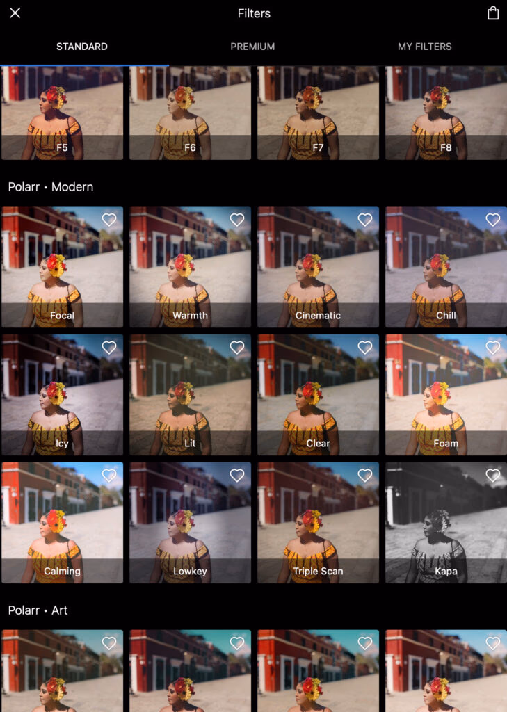 Polarr presets