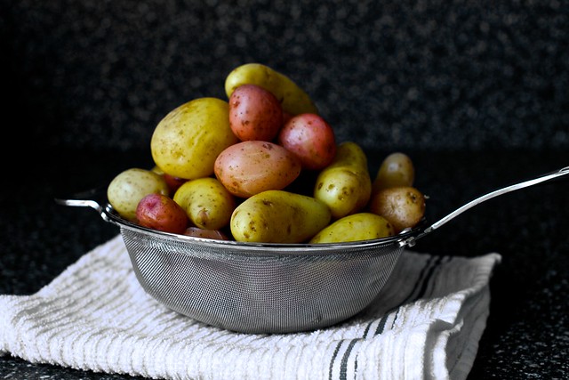 Spring salad featuring new potatoes