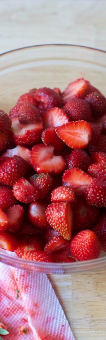 Summer Sheet Cake with Strawberries